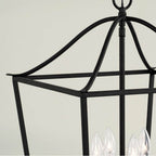 Capital Lighting 550641BI Black Iron 15.75''w X 25.5''h 4-light Foyer Pendant Lantern In Black Iron Image 5