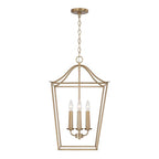Capital Lighting 550641MA Matte Brass 15.75''w X 25.5''h 4-light Foyer Pendant Lantern In Matte Brass Image 3