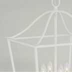 Capital Lighting 550641XW Textured White 15.75''w X 25.5''h 4-light Foyer Pendant Lantern In Textured White Image 4