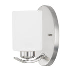Capital Lighting Dixon 4.5'' W X 8'' H X 6'' E 1-light Soft White Glass Sconce In Brushed Nickel
