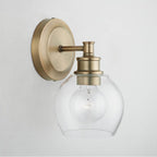 Capital Lighting 621111AD-426 Aged Brass 6'' W X 10'' H X 7'' E 1-light Clear Glass Sconce In Aged Brass Image 5