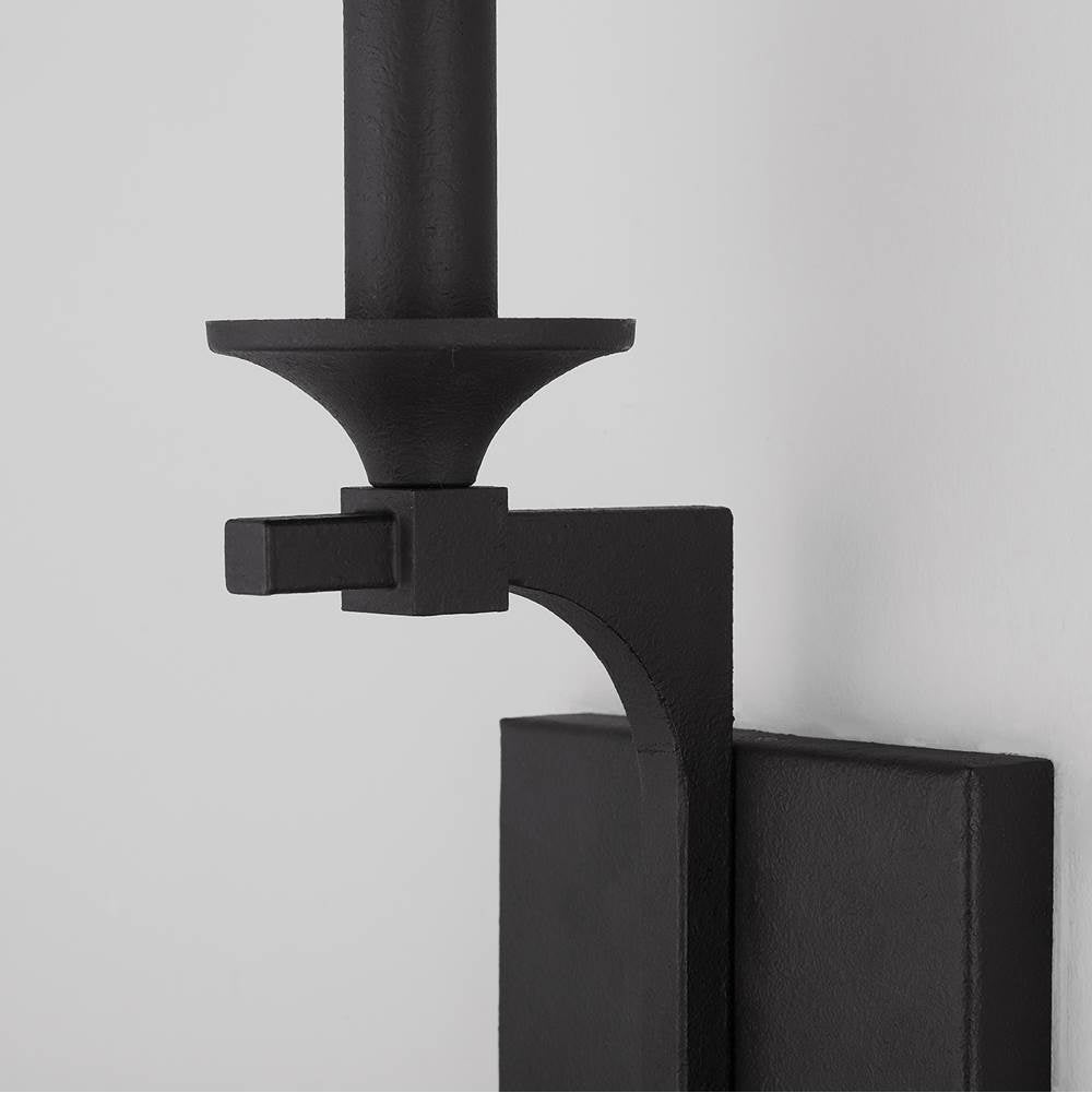 Capital Lighting Clint 5'' W X 17'' H X 5'' E 1-light Sconce In Black Iron