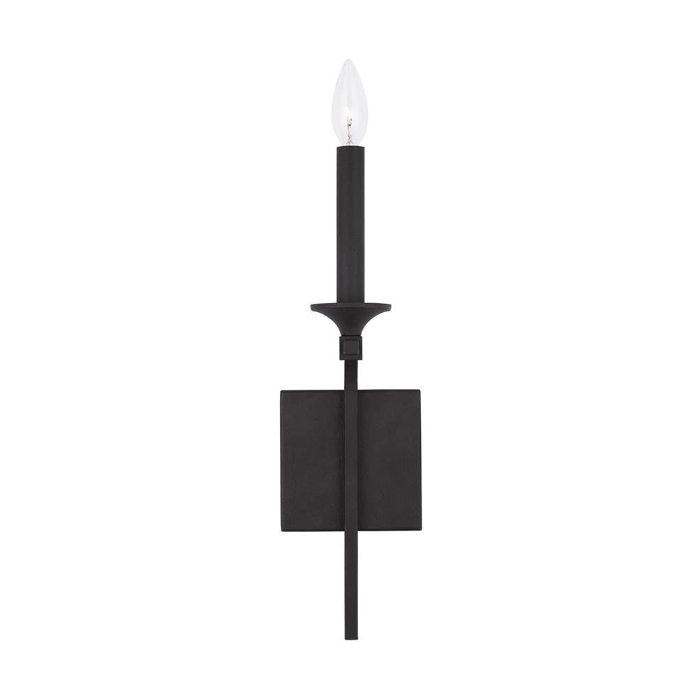 Capital Lighting 637311BI Black Iron 5'' W X 17'' H X 5'' E 1-light Sconce In Black Iron Image 3