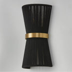 Capital Lighting 641221KP Black Rope,Patinaed Brass 8.75''w X 16''h 2-light Sconce In Handwrapped Black Rope String And Hand-distressed Patinaed Brass Image 4