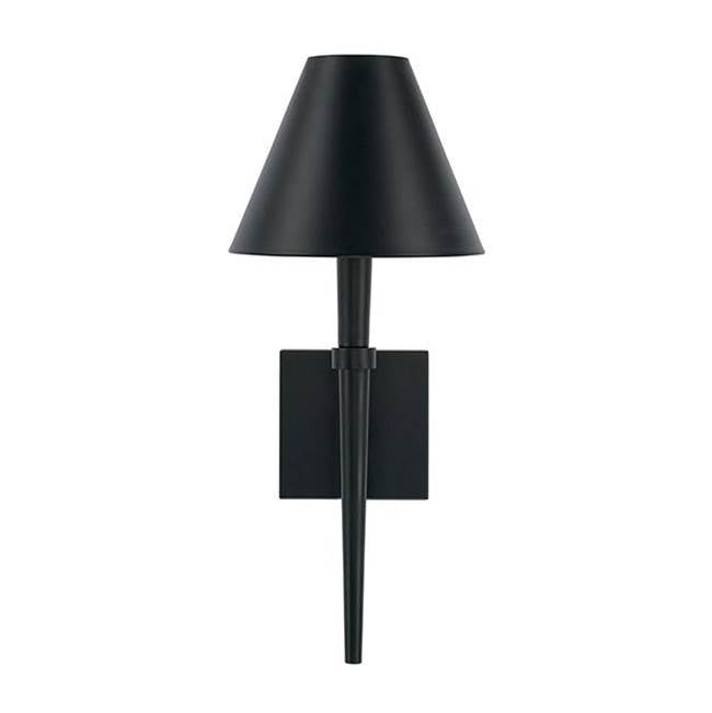 Capital Lighting Holden 8'' W X 19'' H 1-light Sconce In Aged Brass With Metal Shade With White Interior
