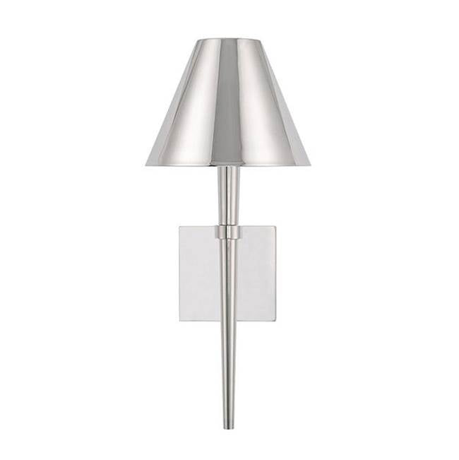 Capital Lighting Holden 8'' W X 19'' H 1-light Sconce In Aged Brass With Metal Shade With White Interior