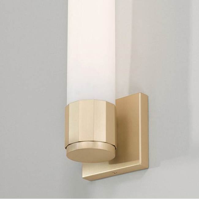 Capital Lighting 646211SF Soft Gold 5'' W X 17'' H 1-light Sconce In Soft Gold With 3'' W Soft White Glass Image 3