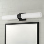Capital Lighting Sutton 5''w X 29''h 2-light Dual Sconce In Matte Black With Soft White Glass