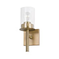 Capital Lighting 646811AD-532 Aged Brass 5'' W X 13'' H 1-light Sconce In Aged Brass With Clear Glass Image 1