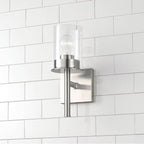 Capital Lighting 646811BN-532 Brushed Nickel 5'' W X 13'' H 1-light Sconce In Brushed Nickel With Clear Glass Image 2