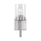 Capital Lighting Mason 5'' W X 13'' H 1-light Sconce In Aged Brass With Clear Glass