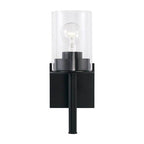 Capital Lighting Mason 5'' W X 13'' H 1-light Sconce In Aged Brass With Clear Glass