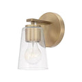 Capital Lighting 648611AD-537 Aged Brass 5''w X 8.5''h 1-light Sconce In Aged Brass With Clear Glass Image 1
