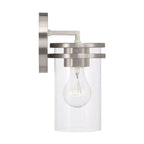 Capital Lighting 648711BN-539 Brushed Nickel 5''w X 9.75''h 1-light Sconce In Brushed Nickel With Clear Glass Image 2