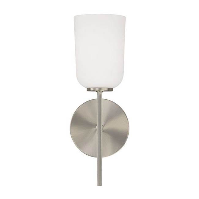 Capital Lighting 648811BN-542 Brushed Nickel 5''w X 14''h 1-light Sconce In Brushed Nickel With Soft White Glass Image 3