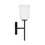 Capital Lighting 648811MB-542 Matte Black 5''w X 14''h 1-light Sconce In Matte Black With Soft White Glass Image 2