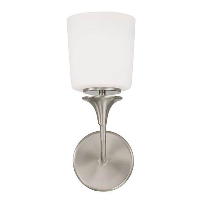 Capital Lighting 648911BN-541 Brushed Nickel 5.5''w X 13.75''h 1-light Sconce In Brushed Nickel With Soft White Glass Image 3