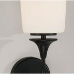 Capital Lighting Presley 5.5''w X 13.75''h 1-light Sconce In Aged Brass With Soft White Glass