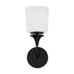 Capital Lighting 648911MB-541 Matte Black 5.5''w X 13.75''h 1-light Sconce In Matte Black With Soft White Glass Image 3