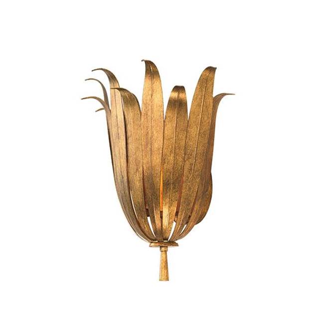 Capital Lighting 649511AG Antique Gold 13''w X 13.75''h 1-light Botanical Sconce In Antique Gold Image 1