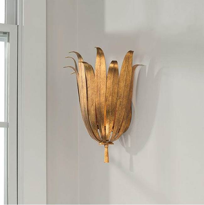 Capital Lighting 649511AG Antique Gold 13''w X 13.75''h 1-light Botanical Sconce In Antique Gold Image 4