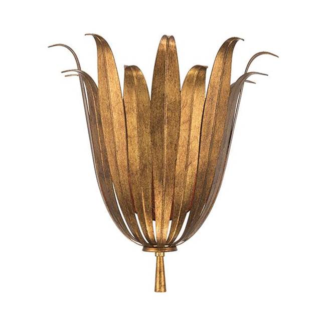 Capital Lighting 649511AG Antique Gold 13''w X 13.75''h 1-light Botanical Sconce In Antique Gold Image 3