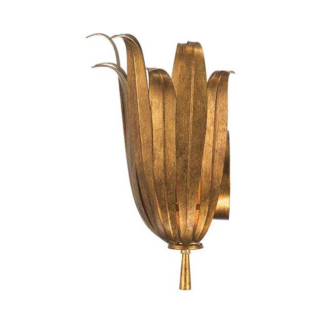 Capital Lighting 649511AG Antique Gold 13''w X 13.75''h 1-light Botanical Sconce In Antique Gold Image 2