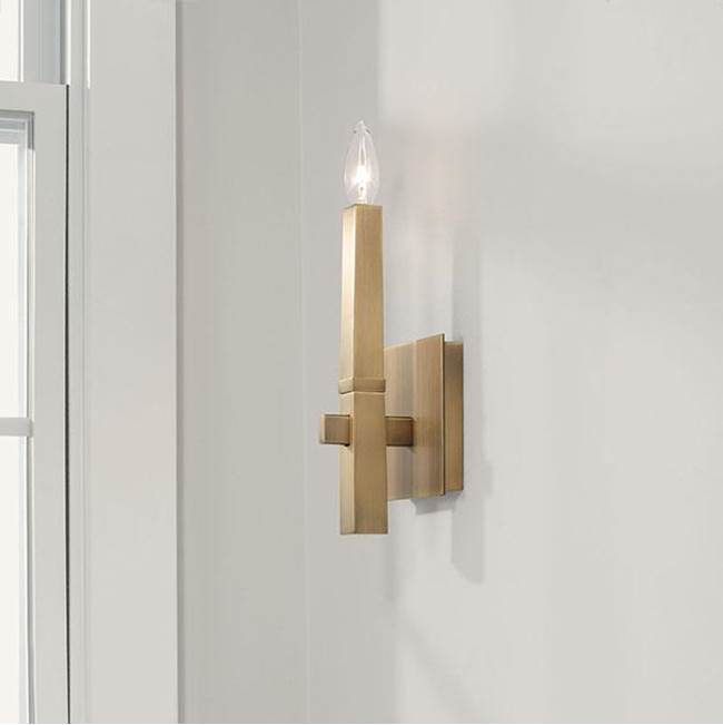 Capital Lighting 649611AD Aged Brass 5.5''w X 11.25''h X 1-light Sconce In Aged Brass Image 4