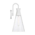 Capital Lighting 650311XW Textured White 7.25''w X 16.25''h 1-light Sconce In Textured White With Clear Glass Image 2