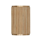 Capital Lighting 650721WS White Wash,Matte Brass 7.50''w X 12''h 2-light Sconce In Matte Brass And Handcrafted Mango Wood In White Wash Image 4