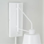 Capital Lighting 651311WE Matte White 6.75''w X 24.50''h 1-light Modern Metal Sconce In White Image 8