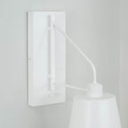 Capital Lighting 651311WE Matte White 6.75''w X 24.50''h 1-light Modern Metal Sconce In White Image 7