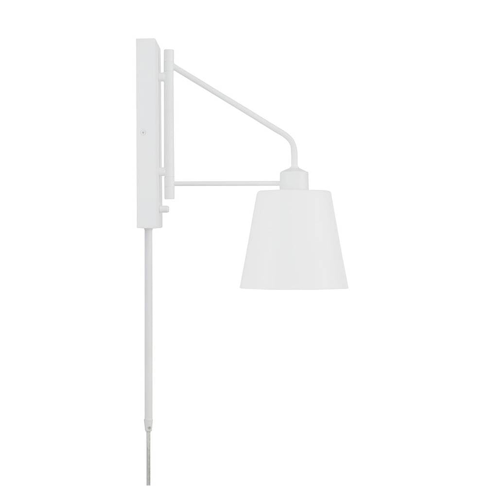 Capital Lighting 651311WE Matte White 6.75''w X 24.50''h 1-light Modern Metal Sconce In White Image 3