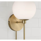 Capital Lighting 652111AD-548 Aged Brass 6.50''w X 15.25''h 1-light Circular Globe Sconce In Aged Brass Image 5