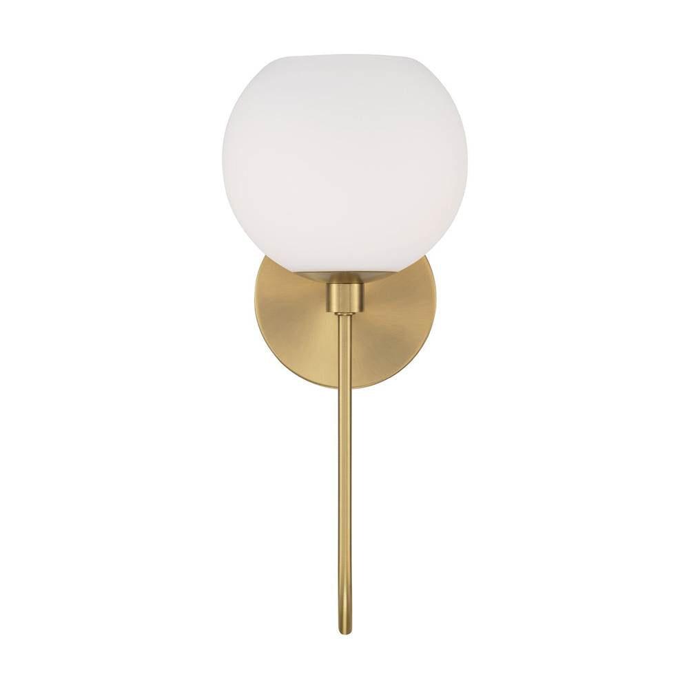 Capital Lighting 652111AD-548 Aged Brass 6.50''w X 15.25''h 1-light Circular Globe Sconce In Aged Brass Image 4