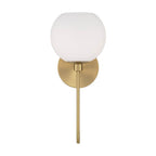 Capital Lighting 652111AD-548 Aged Brass 6.50''w X 15.25''h 1-light Circular Globe Sconce In Aged Brass Image 4