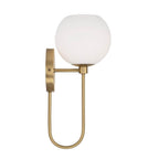 Capital Lighting 652111AD-548 Aged Brass 6.50''w X 15.25''h 1-light Circular Globe Sconce In Aged Brass Image 3