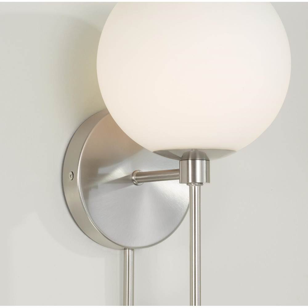 Capital Lighting 652111BN-548 Brushed Nickel 6.50''w X 15.25''h 1-light Circular Globe Sconce In Brushed Nickel Image 5