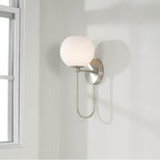 Capital Lighting Ansley 6.50''w X 15.25''h 1-light Circular Globe Sconce In Aged Brass