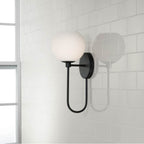 Capital Lighting Ansley 6.50''w X 15.25''h 1-light Circular Globe Sconce In Aged Brass