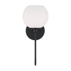 Capital Lighting 652111MB-548 Matte Black 6.50''w X 15.25''h 1-light Circular Globe Sconce In Matte Black Image 4
