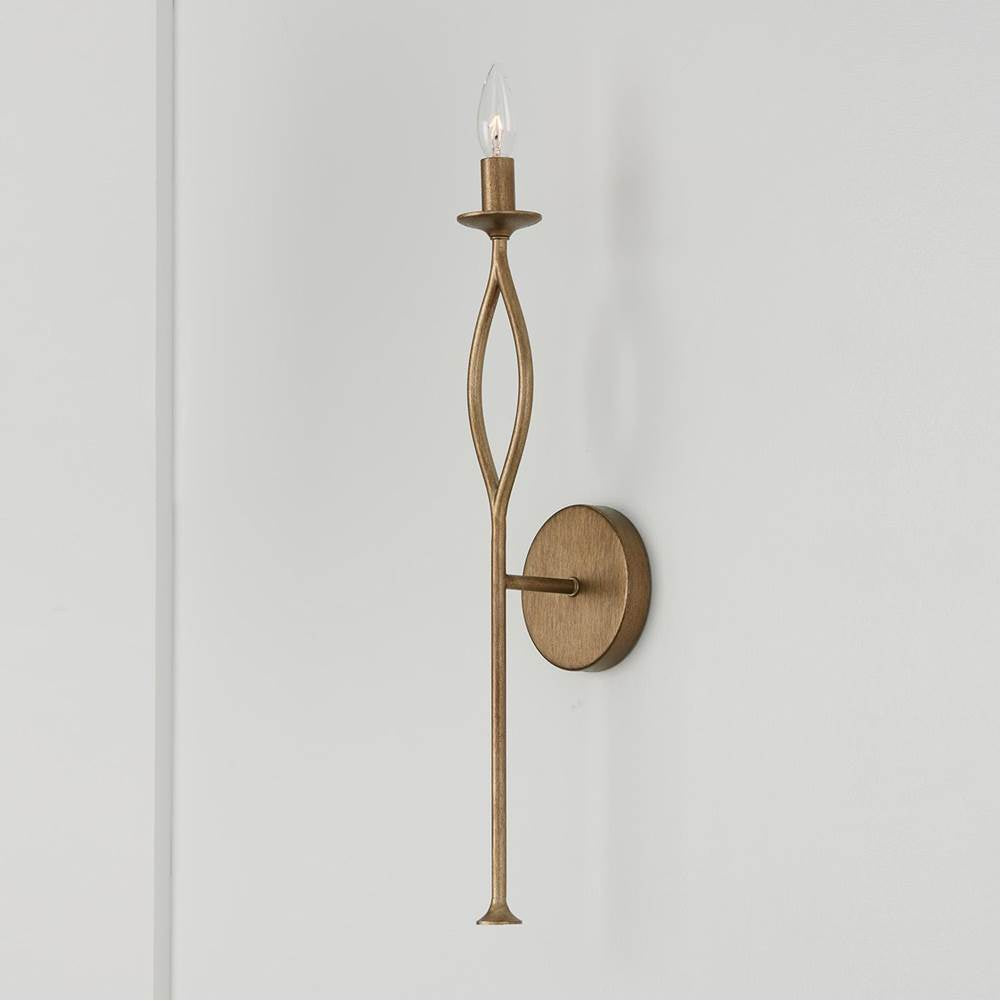 Capital Lighting Cohen 5''w X 23''h 1-light Sconce In Mystic Luster