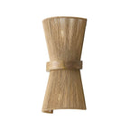 Capital Lighting 652821MA Matte Brass 9''w X 16.25''h 2-light Sconce In Matte Brass With Mango Wood And Handwrapped Natural Jute Rope String Image 1