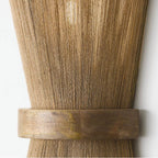 Capital Lighting 652821MA Matte Brass 9''w X 16.25''h 2-light Sconce In Matte Brass With Mango Wood And Handwrapped Natural Jute Rope String Image 4