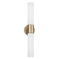 Capital Lighting 653221MA Matte Brass 25.25''w X 5''h 2-light Dual Sconce In Matte Brass With Soft White Glass Image 1
