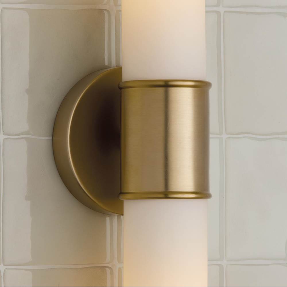 Capital Lighting 653221MA Matte Brass 25.25''w X 5''h 2-light Dual Sconce In Matte Brass With Soft White Glass Image 8