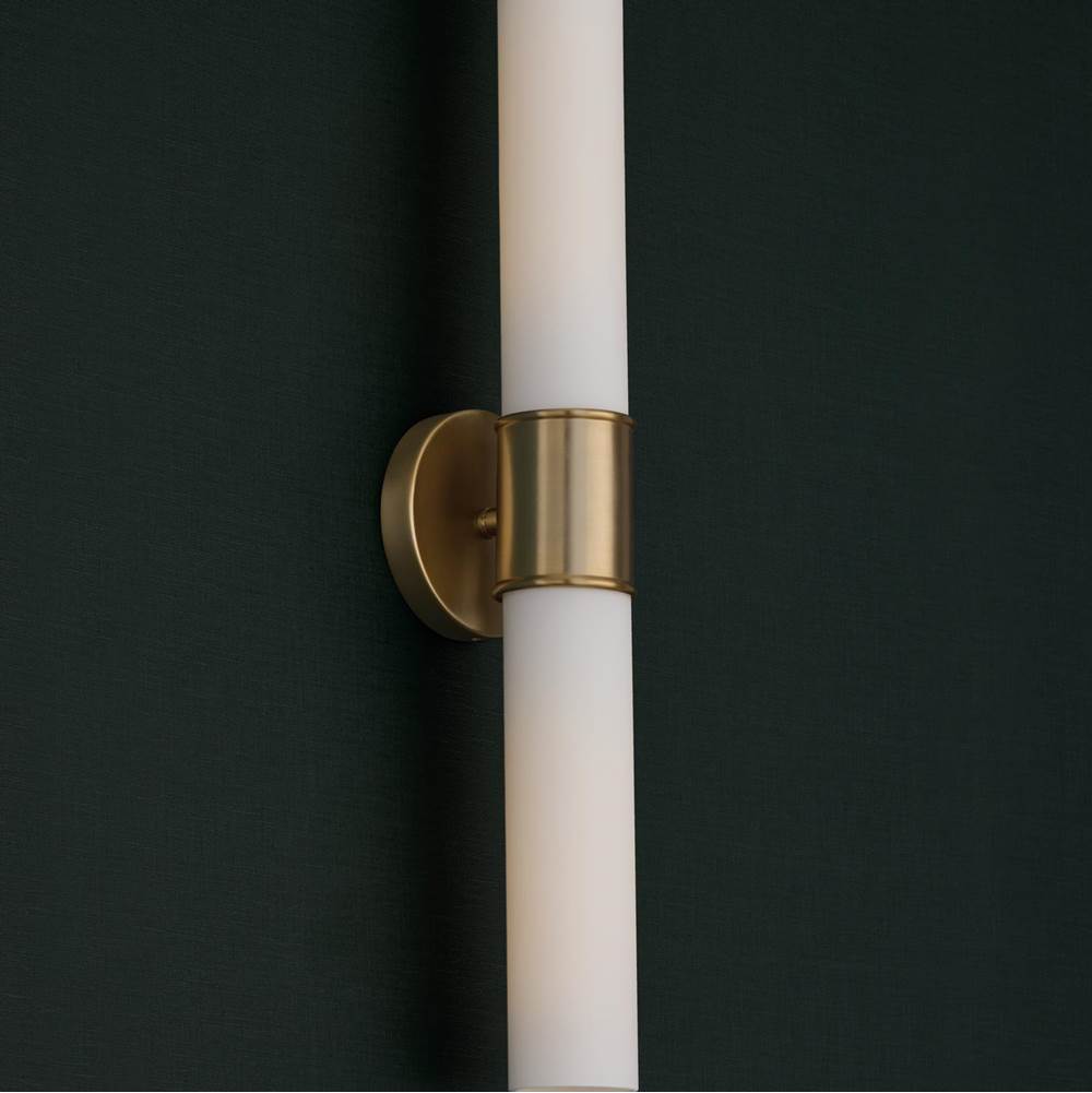 Capital Lighting 653221MA Matte Brass 25.25''w X 5''h 2-light Dual Sconce In Matte Brass With Soft White Glass Image 7