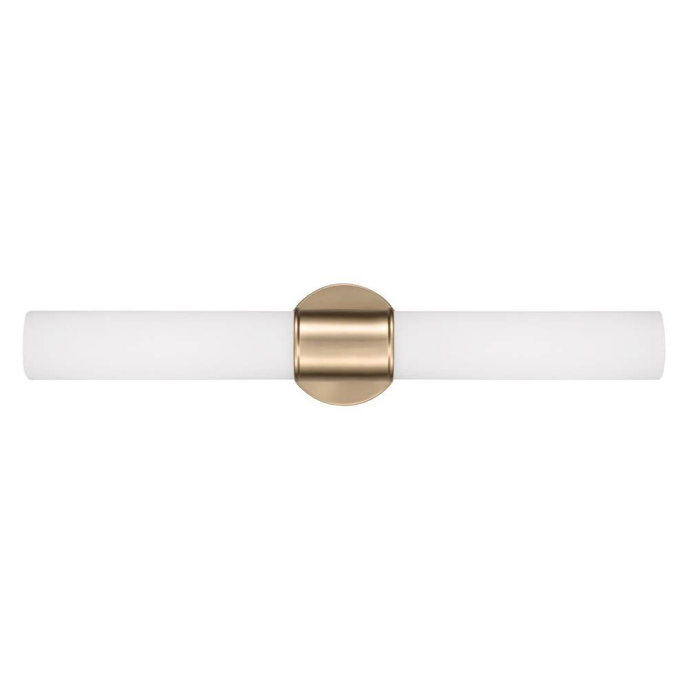 Capital Lighting 653221MA Matte Brass 25.25''w X 5''h 2-light Dual Sconce In Matte Brass With Soft White Glass Image 3