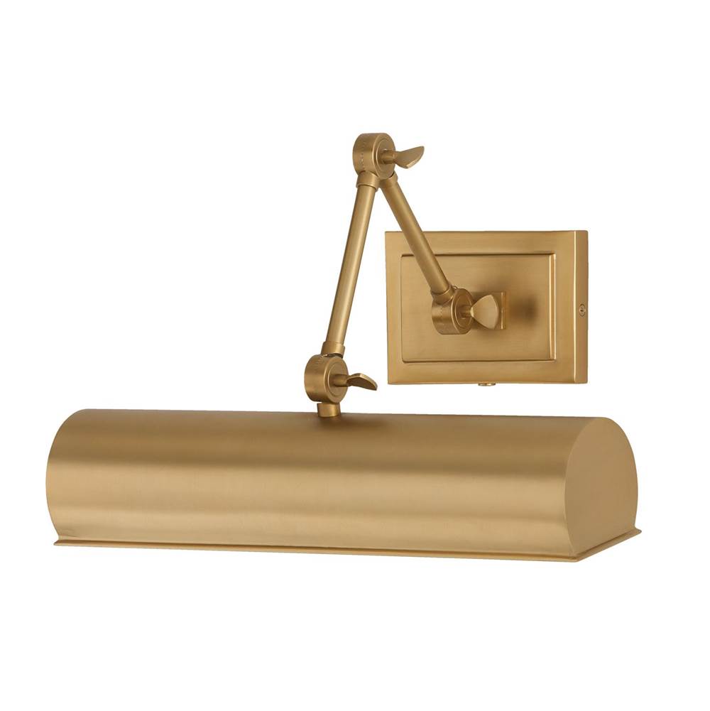 Capital Lighting 653711AD Aged Brass 4''h X 16''w Adjustable Pivoting Picture Light Wall Sconce In Aged Brass With Optional Plug-in And Cord Cover Image 1