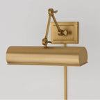 Capital Lighting 653711AD Aged Brass 4''h X 16''w Adjustable Pivoting Picture Light Wall Sconce In Aged Brass With Optional Plug-in And Cord Cover Image 2